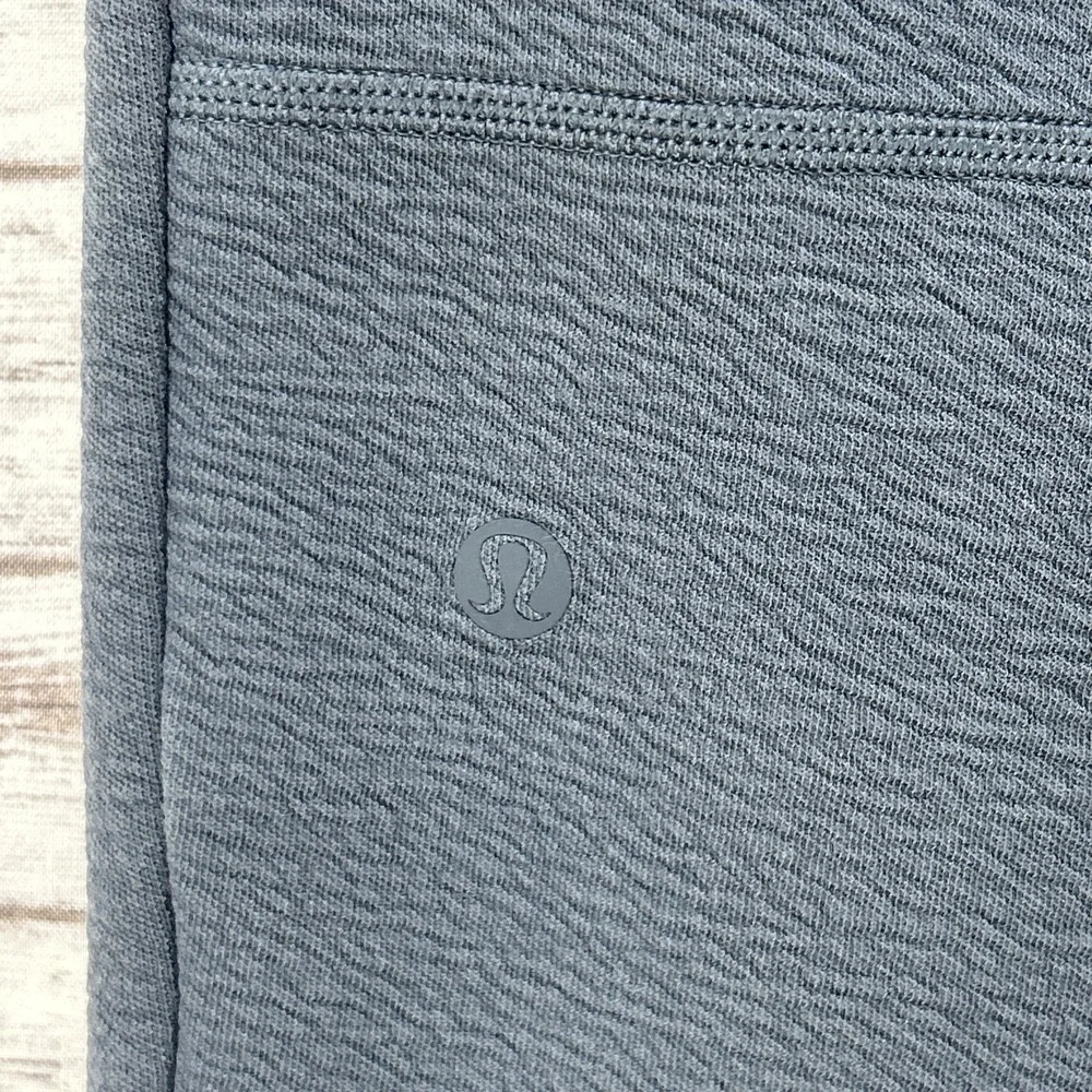Lululemon Jogger Medium Textured Spacer Classic Tapered Pant Gray LM5AV3S